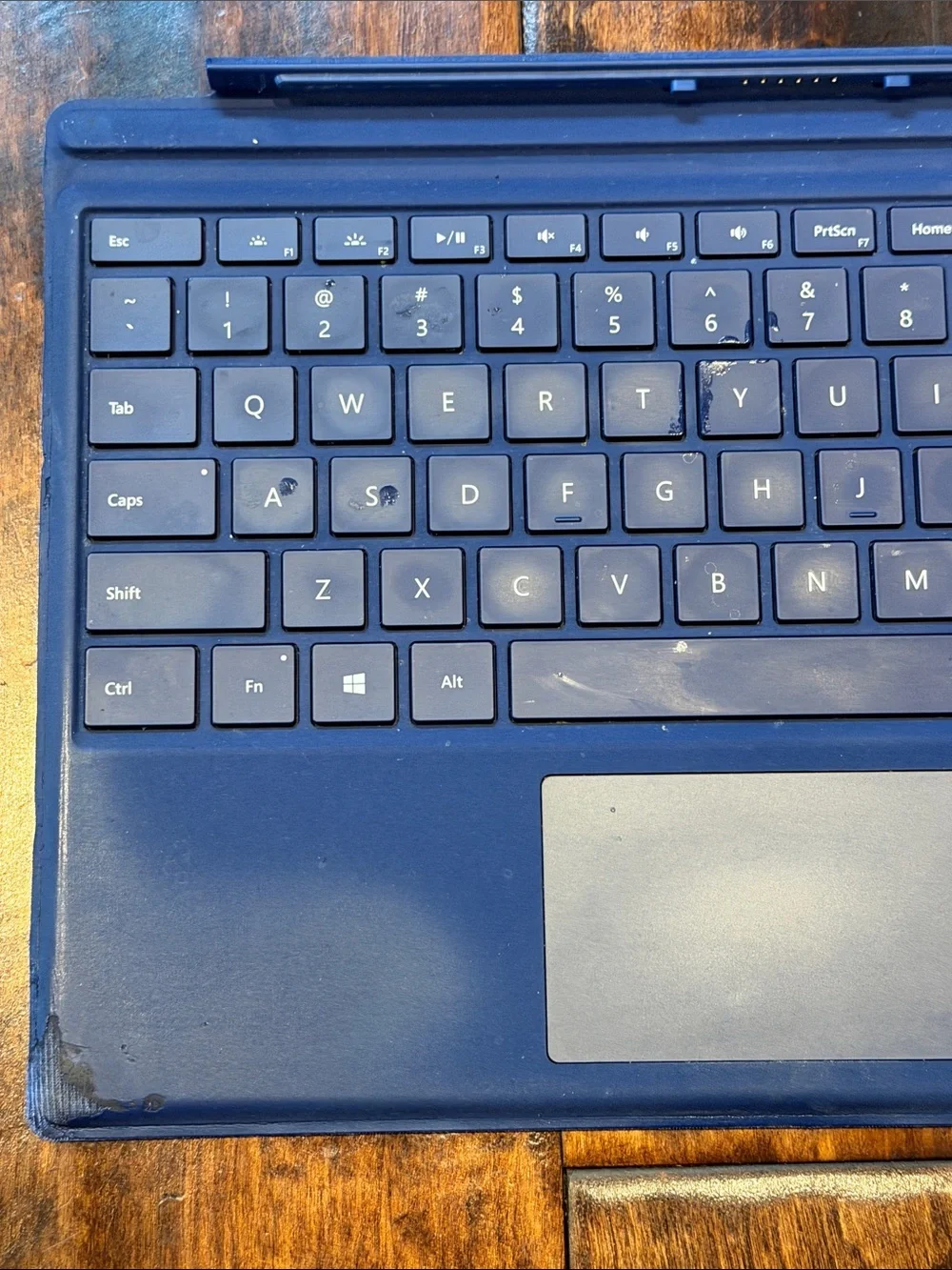 Microsoft Surface Detachable Blue Laptop Keyboard Cover